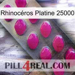 Rhinocéros Platine 25000 09